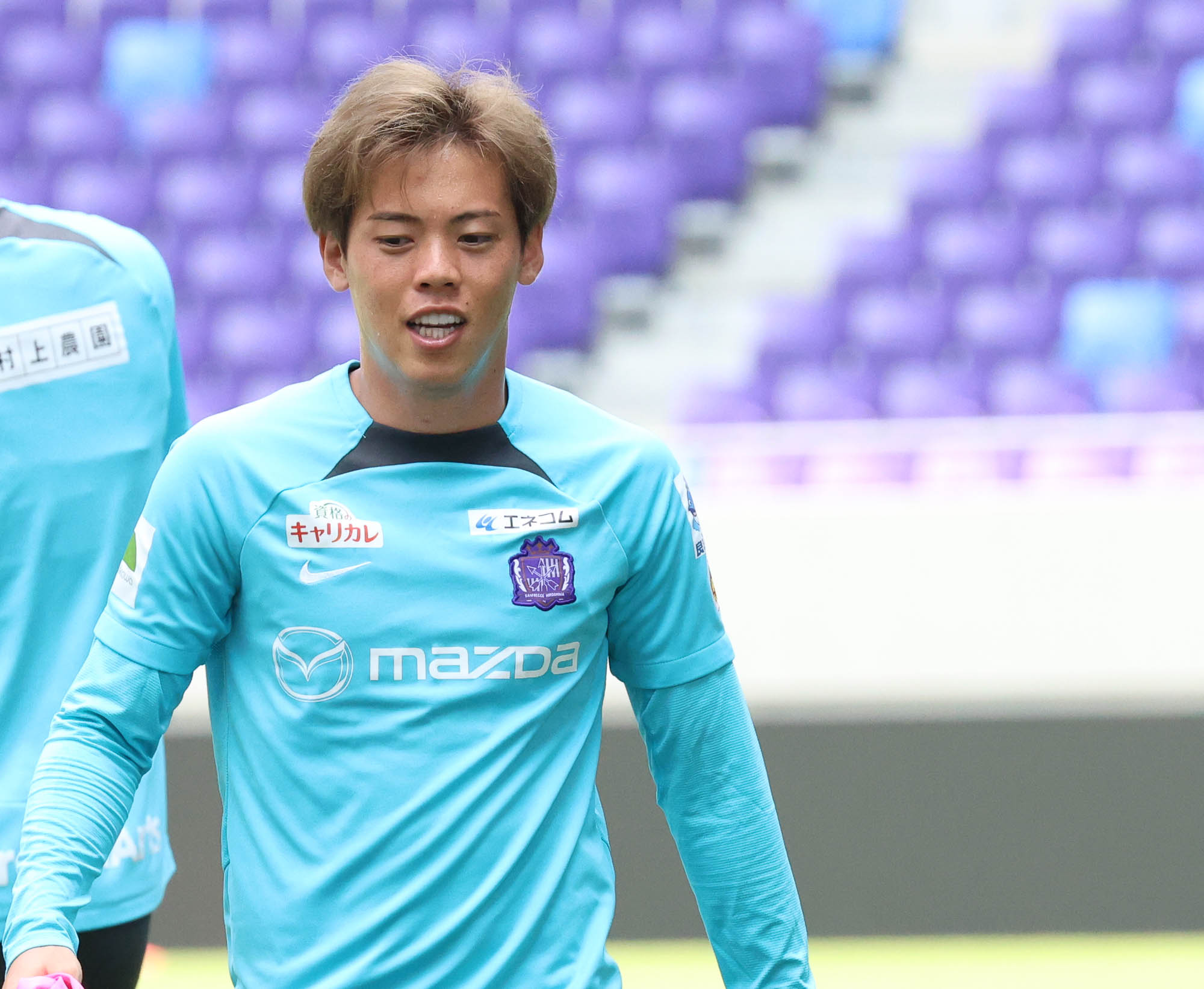 満田誠選手／チーム全員で1点でも2点でも多く取れば、チームの勝利に