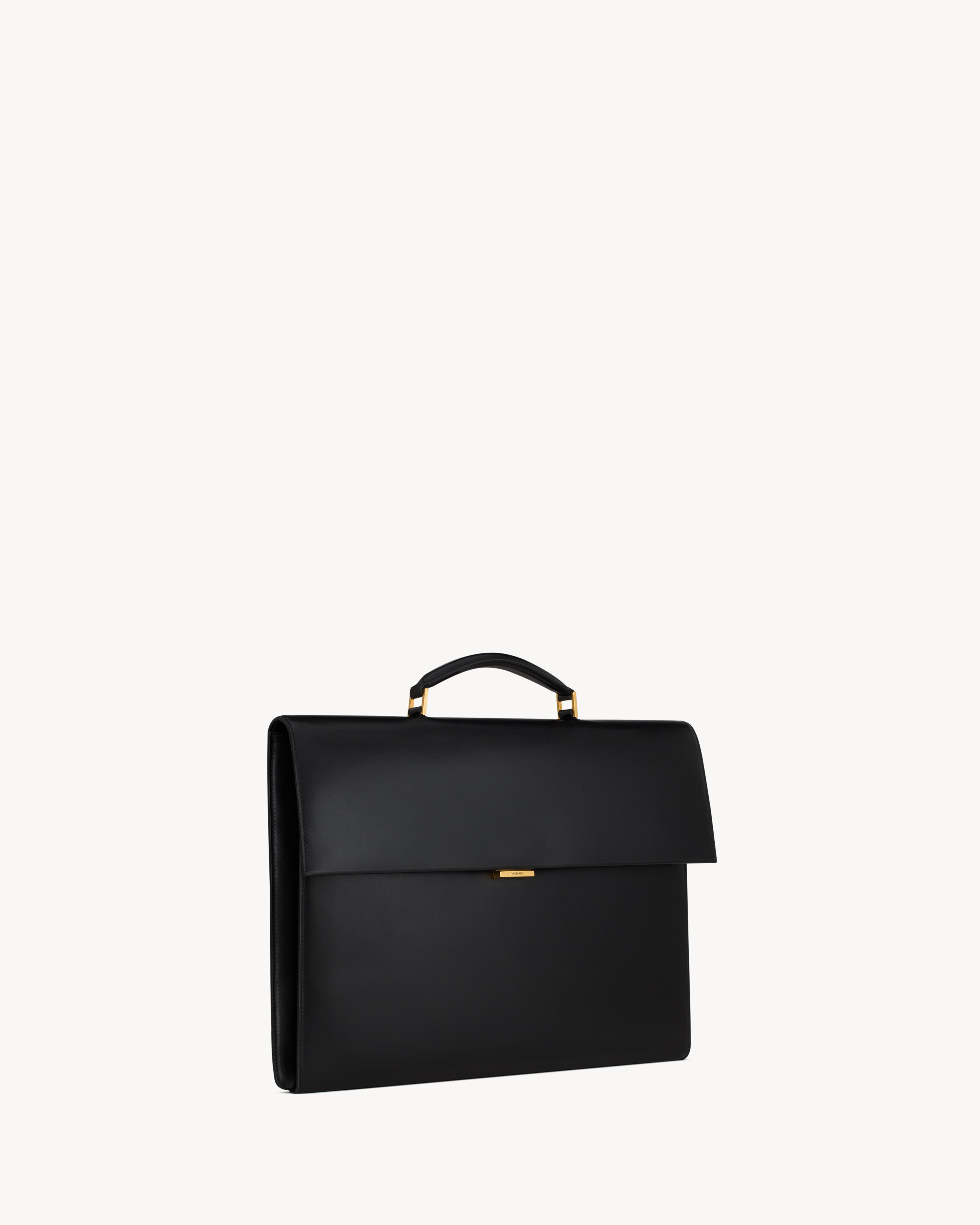 SAINT LAURENT briefcase in BOX SAINT LAURENT in Black | Saint