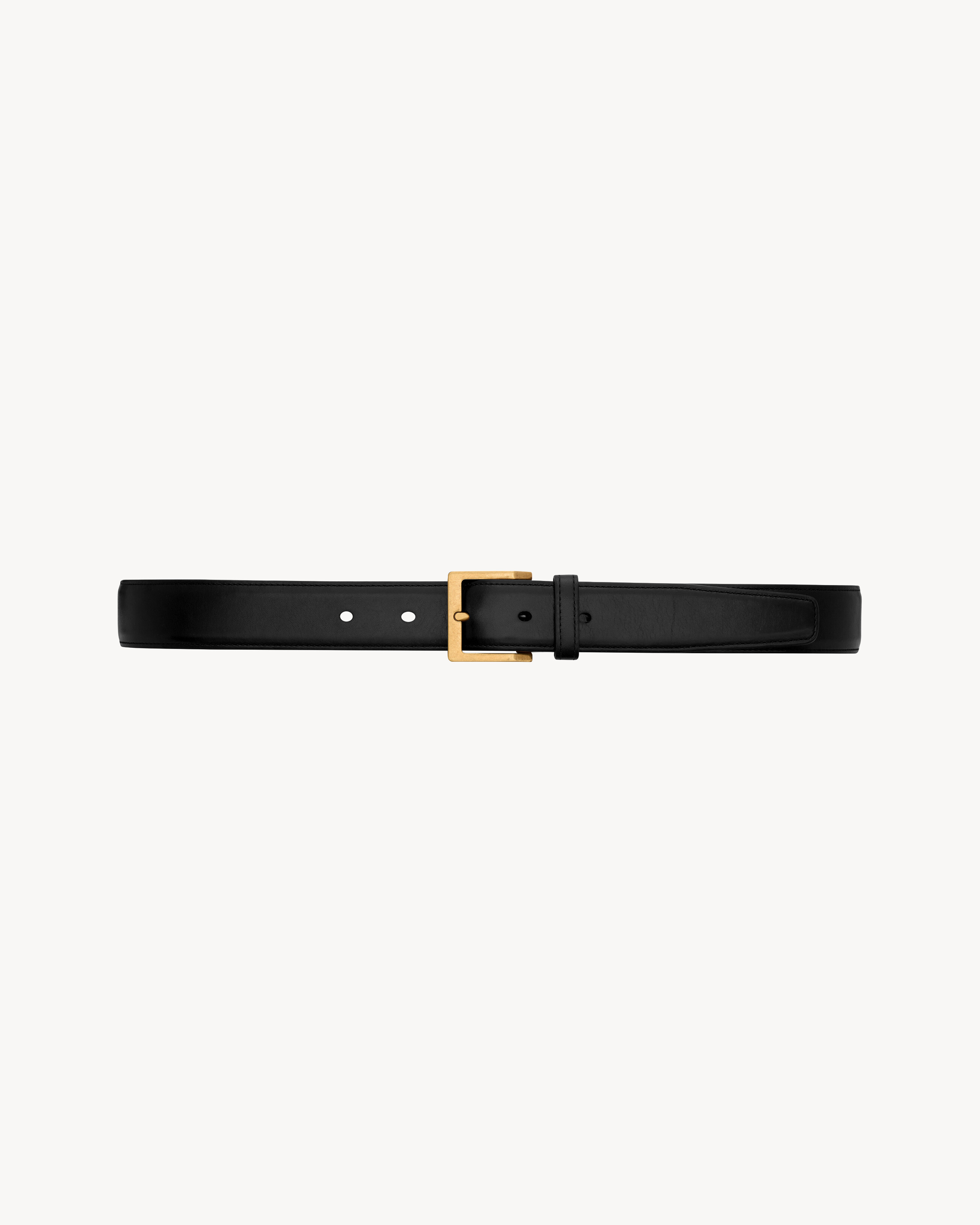 ヴァディム ベルト（スムースレザー） ブラック | Saint Laurent | YSL