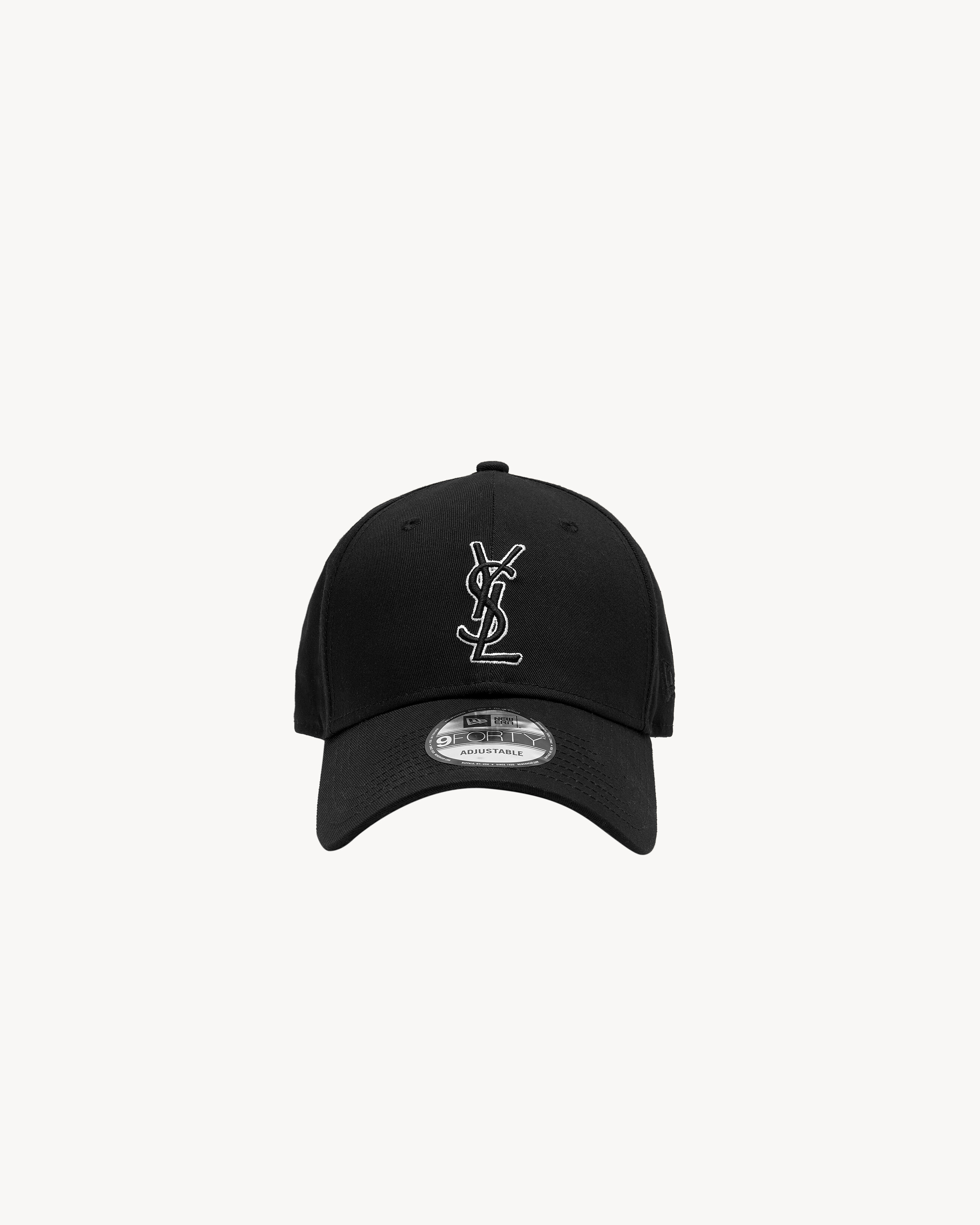 ニューエラ YSL モノグラム キャップ ブラック | Saint Laurent | YSL