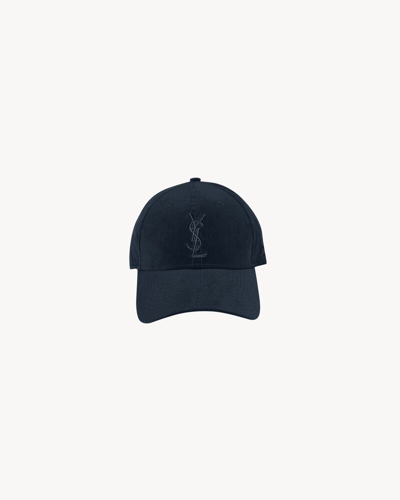 New Era コーデュロイ カサンドラキャップ ブルー | Saint Laurent