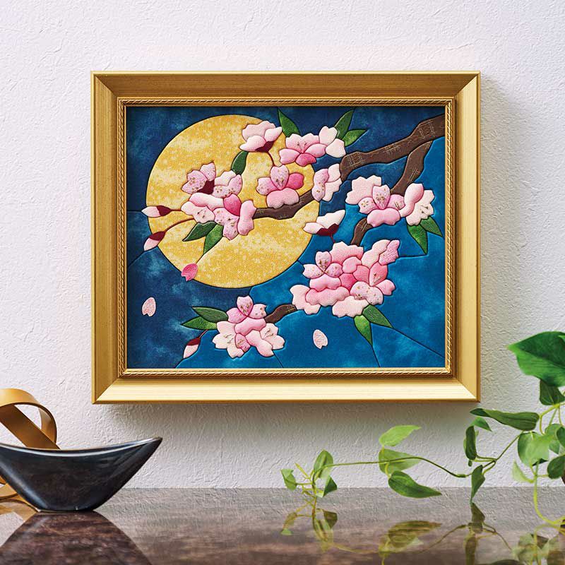 きめこみ・月夜の桜｜株式会社さくらほりきり