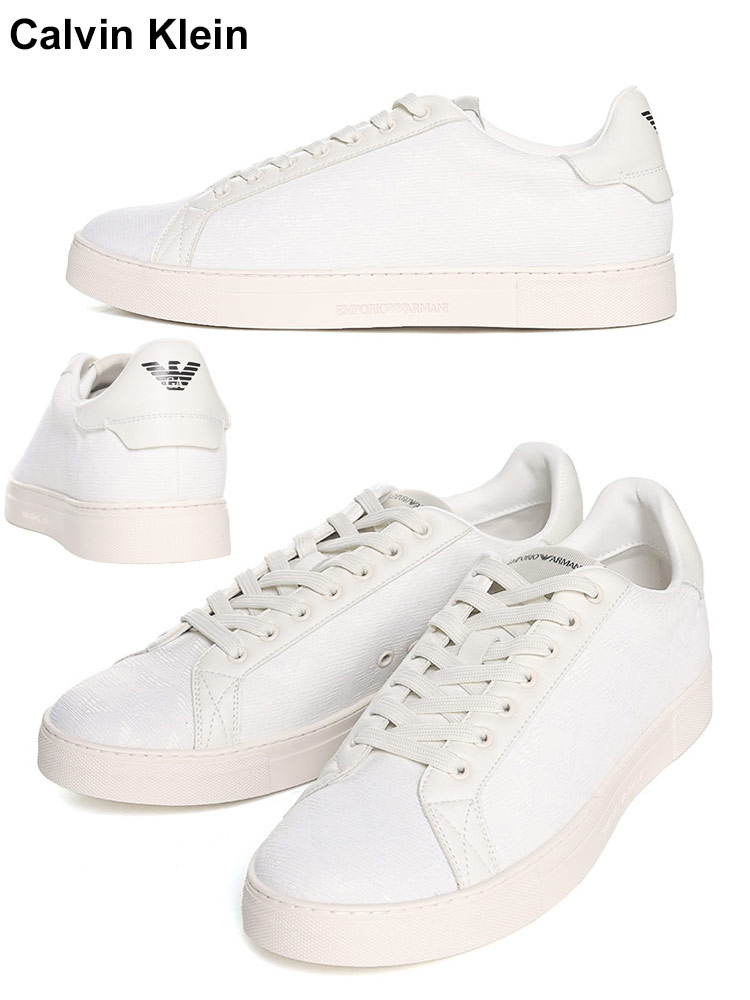 EMPORIO ARMANI (エンポリオアルマーニ) 総ロゴ レースアップ