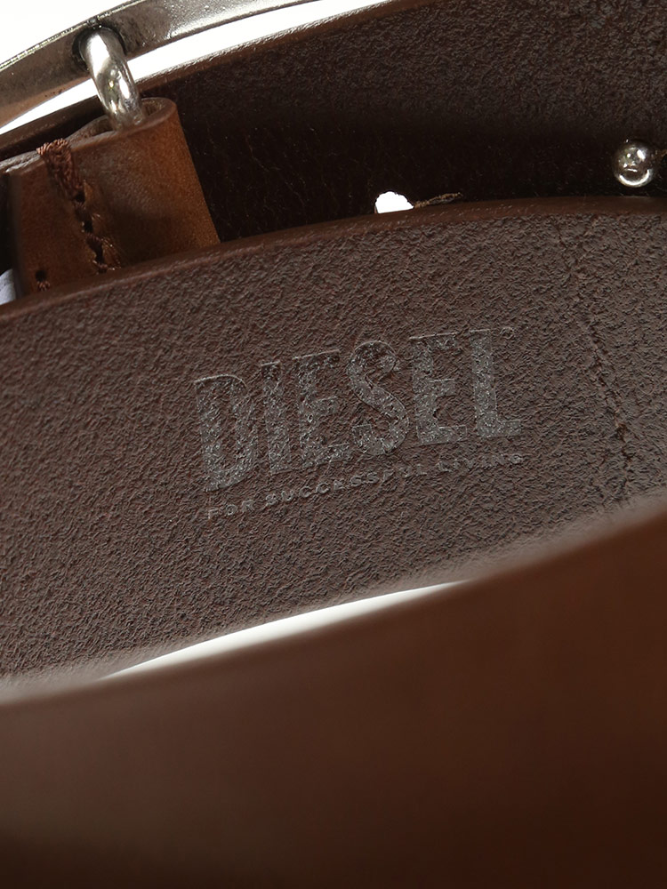 DIESEL (ディーゼル) Dロゴバックル レザー ベルト DSX08516PR666 85