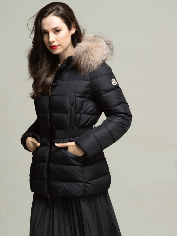 MONCLER モンクレール ファー フード フルジップ ダウンジャケット