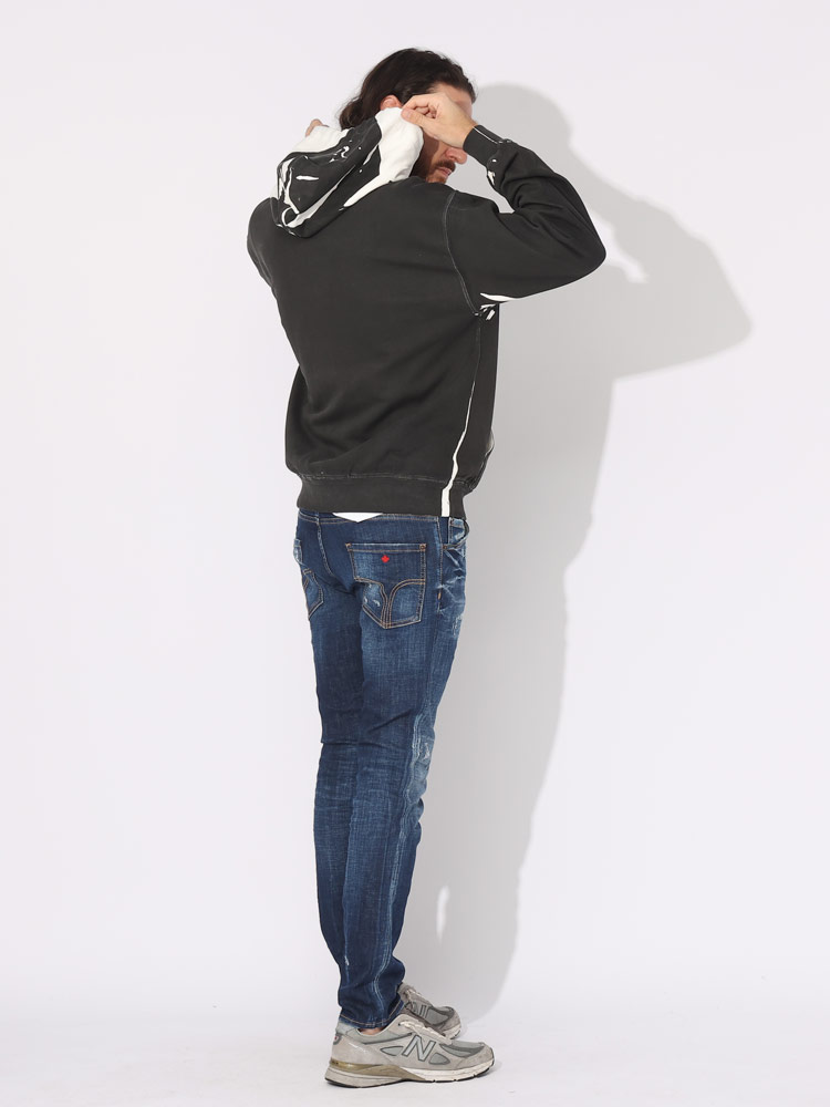 DOLCE&GABBANA (ドルチェ ＆ ガッバーナ) ロゴプリント フルジップ