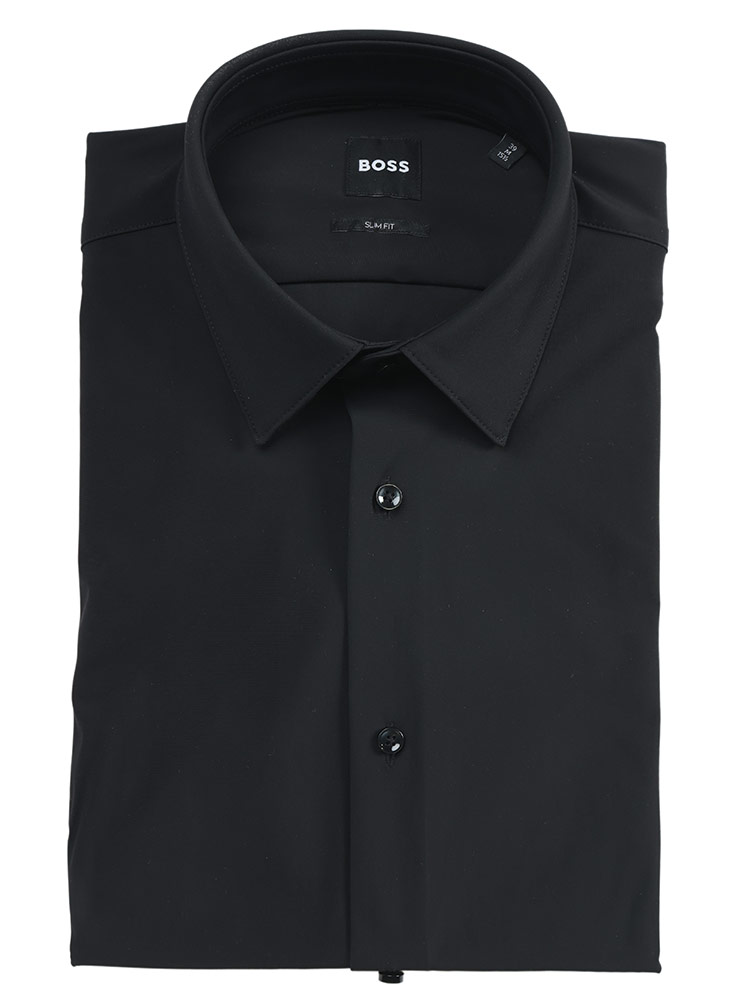 HUGO BOSS (ヒューゴボス) 無地 長袖 ドレスシャツ SLIMFIT HB50533434