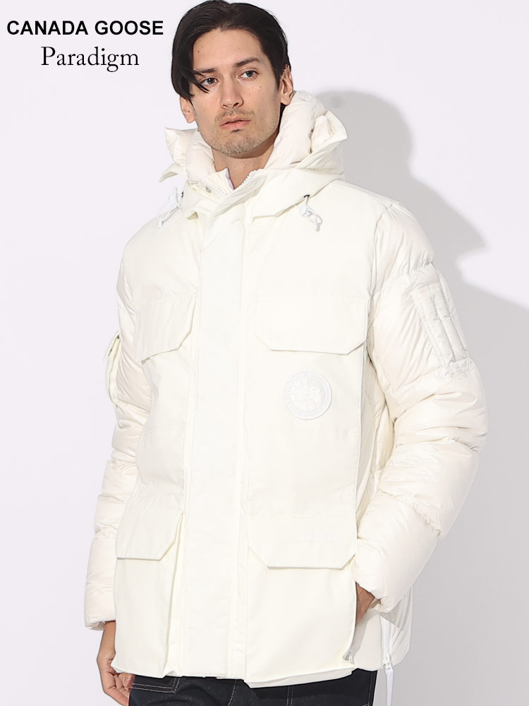CANADA GOOSE (カナダグース) 異素材切り替え フルジップ ダウン