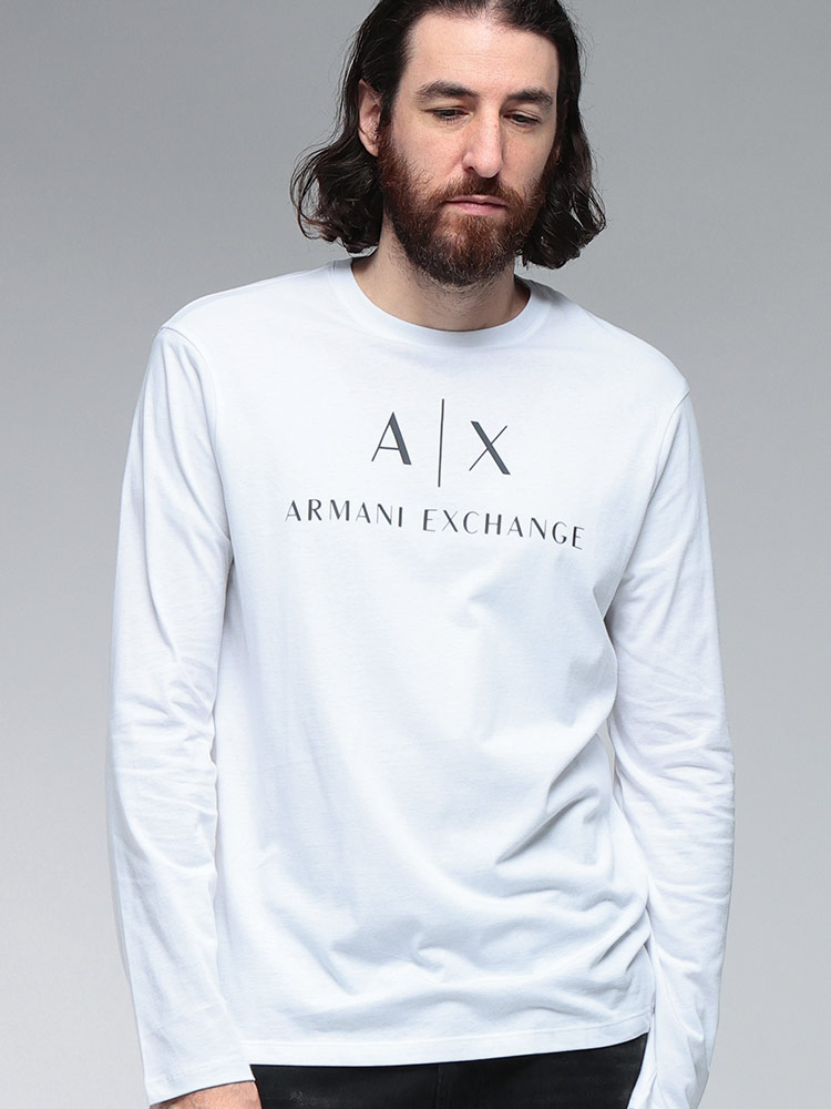 ARMANI EXCHANGE (アルマーニ エクスチェンジ) ロゴプリント クルー