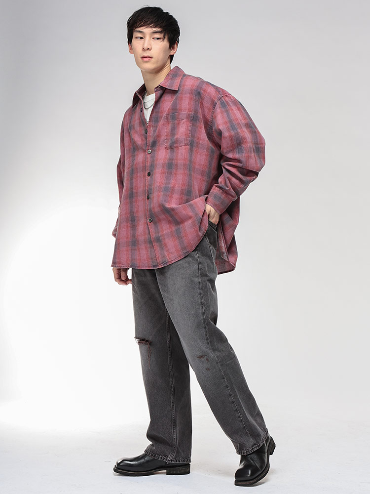 OUR LEGACY (アワーレガシー) チェック柄 総柄 長袖 シャツ Idaho