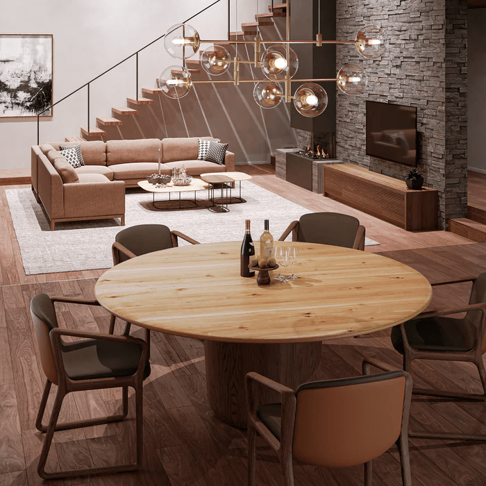 カンディハウスのダイニングラウンドテーブル9種：著名なデザイナー