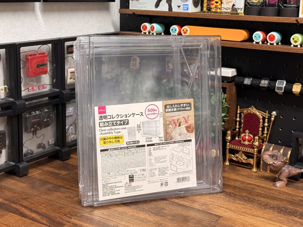 X(旧Twitter)で話題のDAISOから発売された｢透明コレクションケース｣で