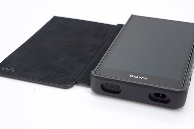 ZX707ケース ソニー純正専用レザーケース CKL-NWZX700 レビュー！