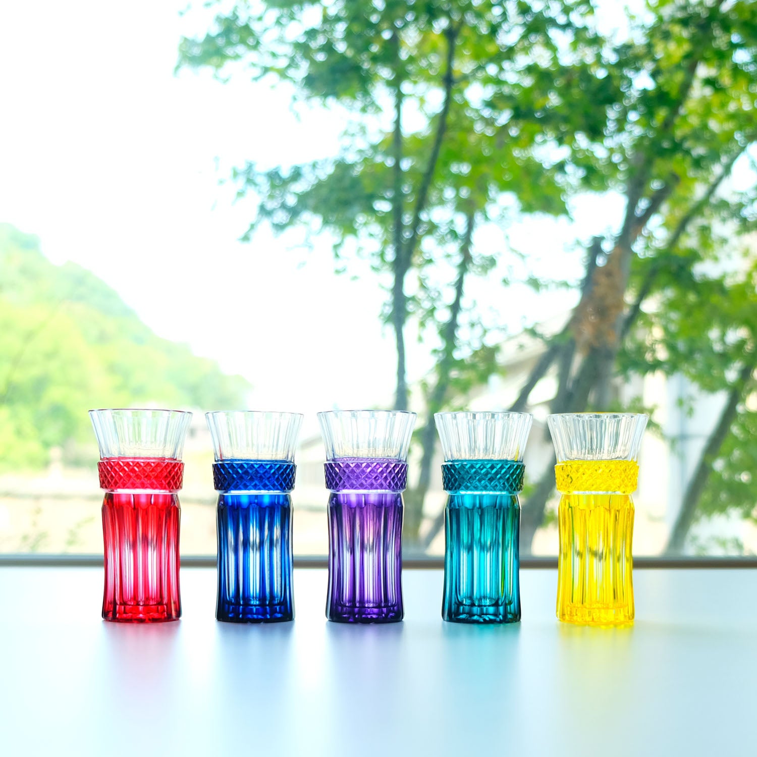 島津薩摩切子】 創作 麦酒器Ⅰ – ㈱島津興業 島津薩摩切子