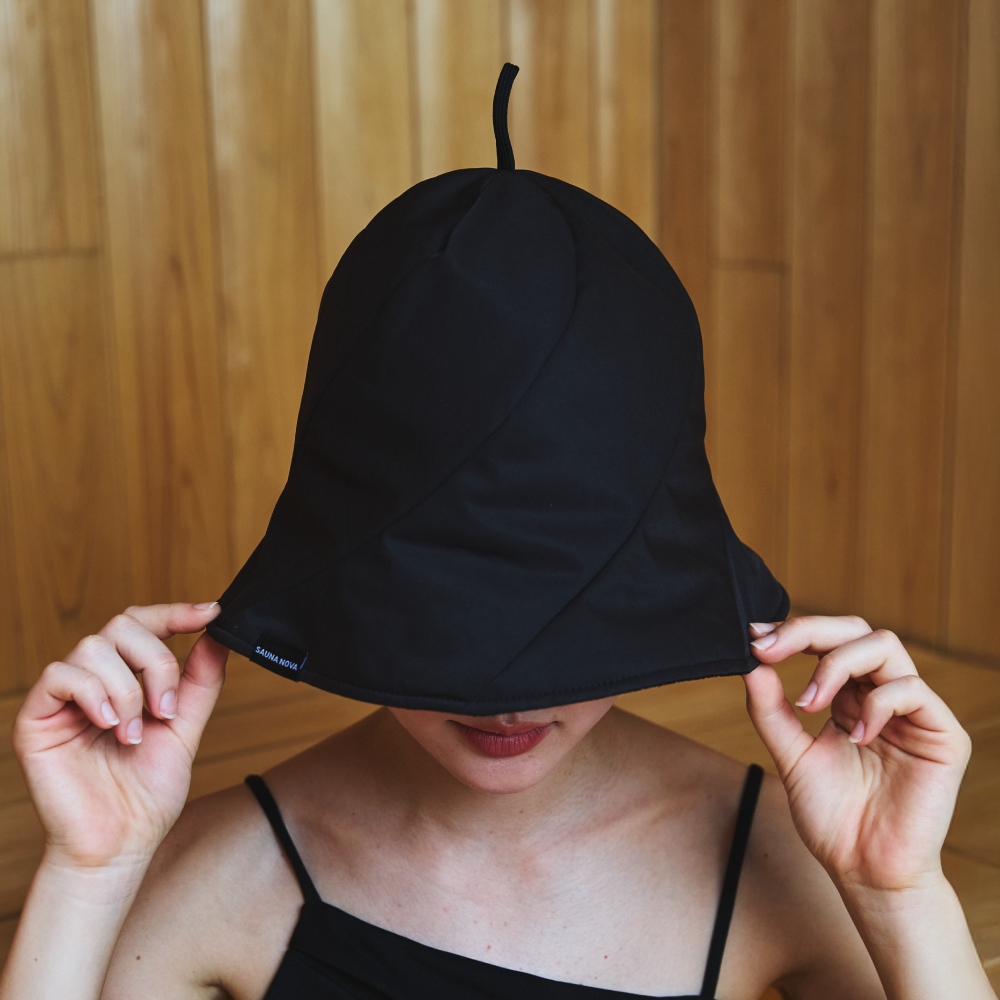 ヴェイシャス サウナハット ブラックSAUNA NOVA