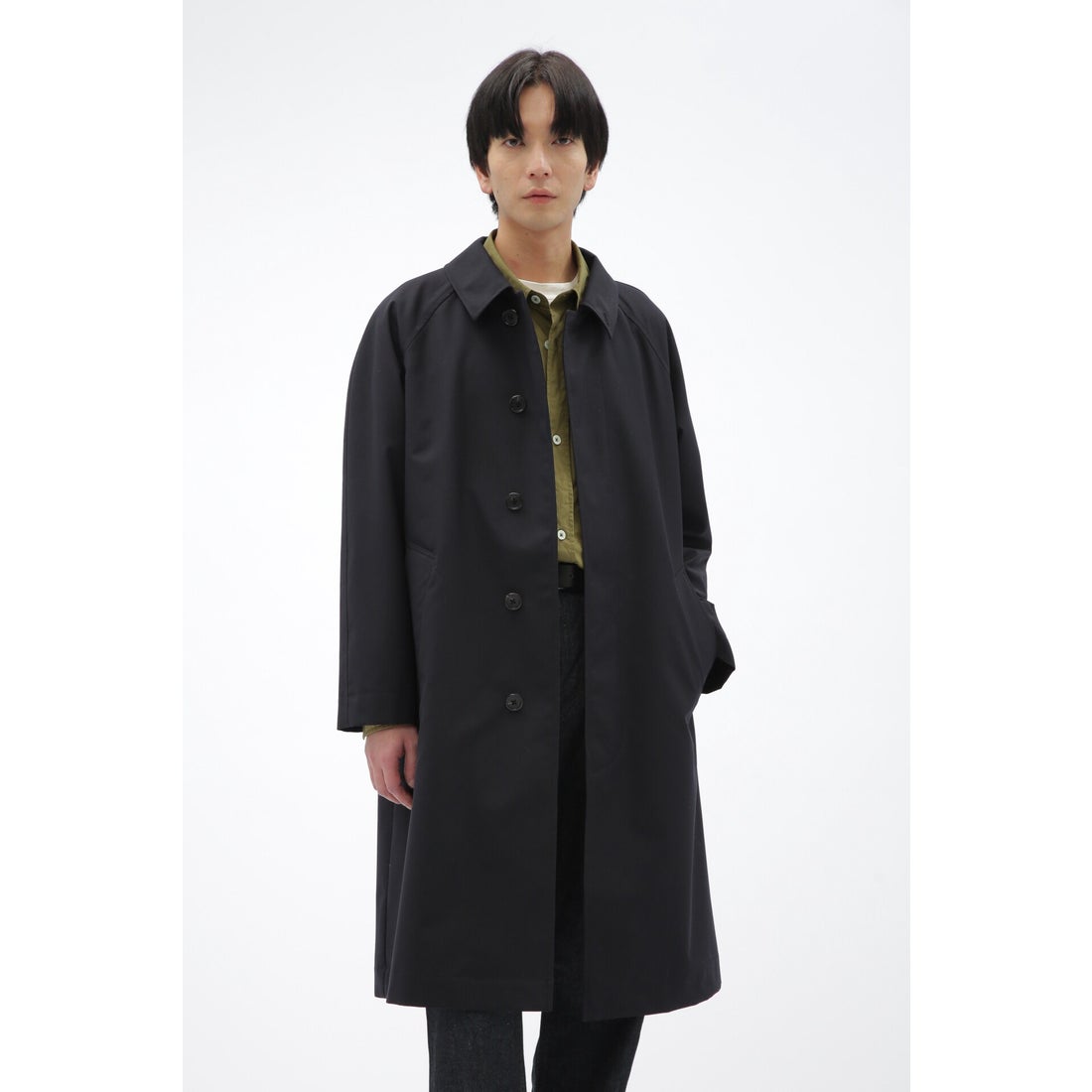 マーガレット・ハウエル MARGARET HOWELL DENSE WOOL COATING （DARK