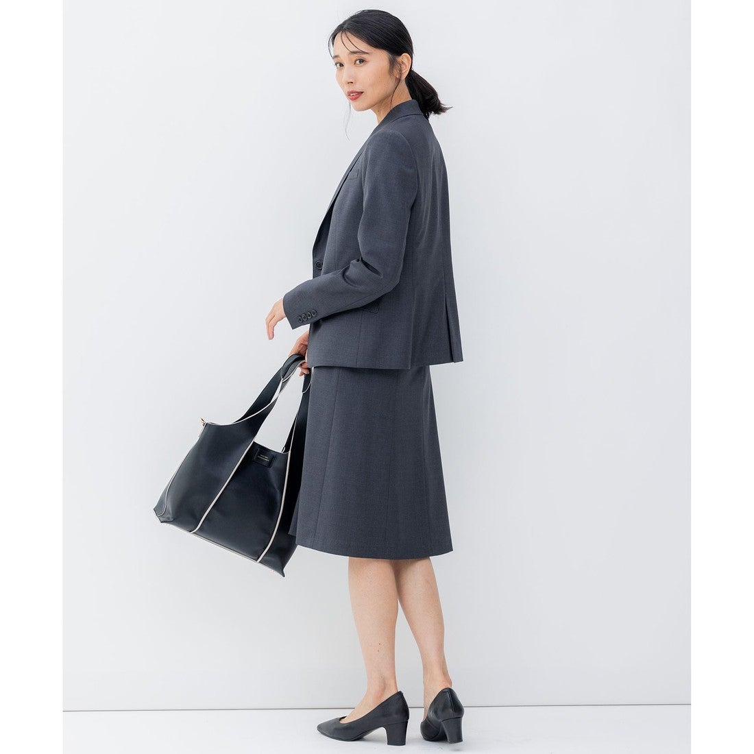 23区 【セットアップ対応】ファインネスウール ジャケット （ネイビー