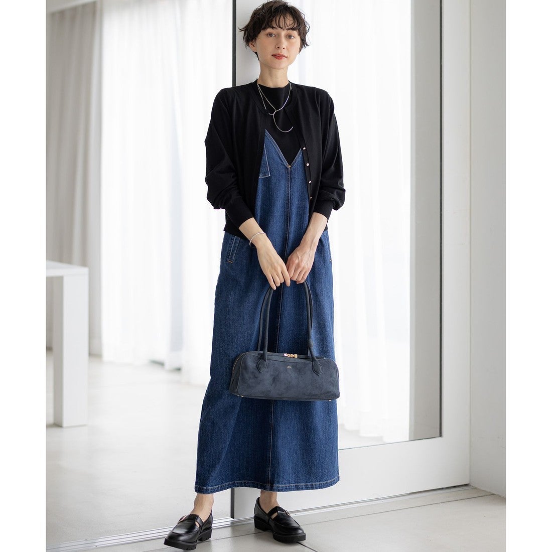 23区 【RED CARD TOKYO×23区】デニム サロペット ワンピース （ミッド