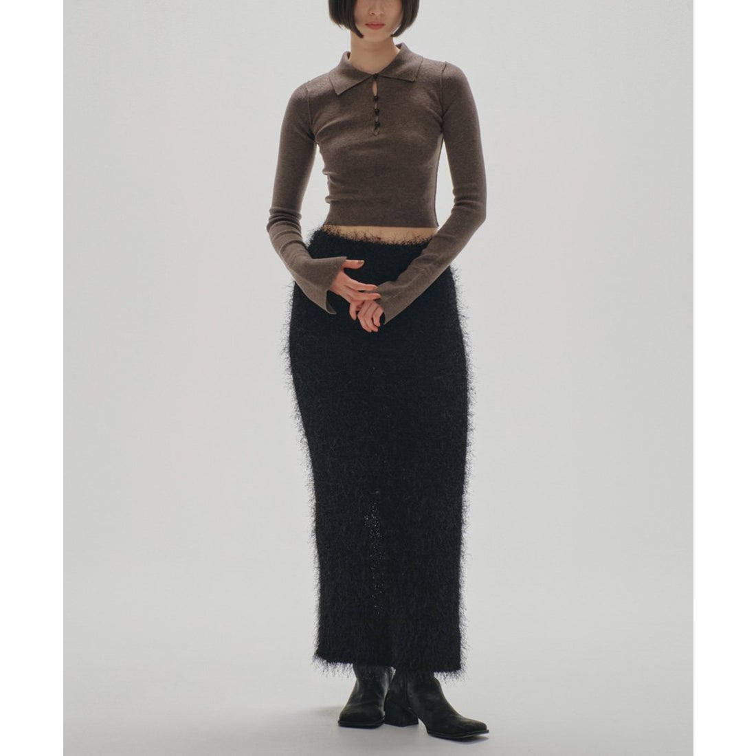 キャナルジーン CANAL JEAN TODAYFUL(トゥデイフル) Shaggy Knit Skirt