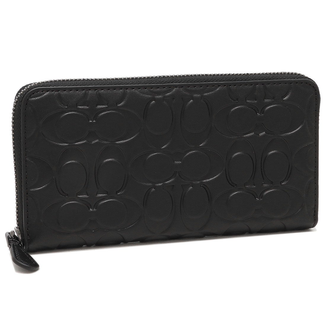 コーチ COACH アウトレット 長財布 ラウンドファスナー ブラック