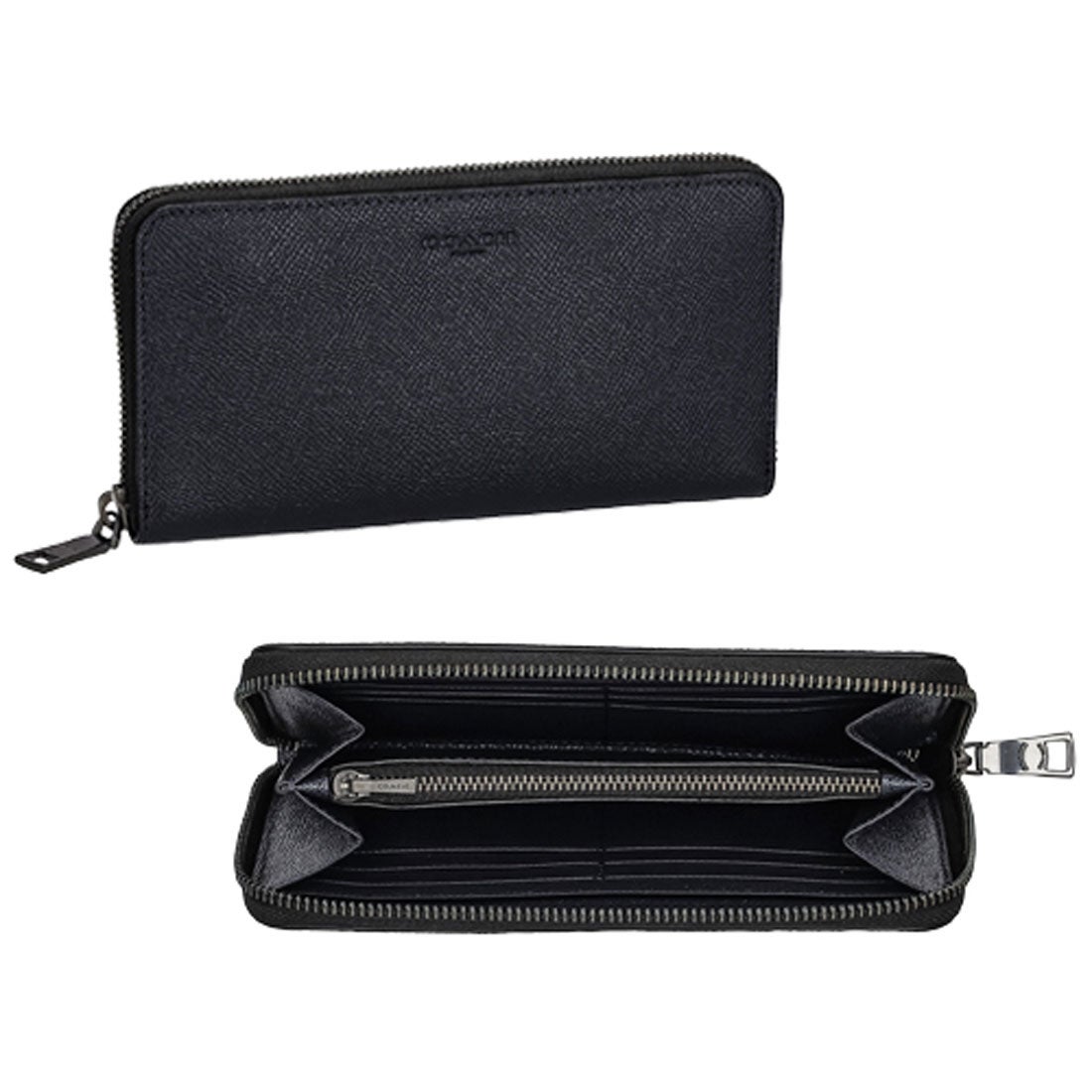 コーチ COACH 58107 長財布 ラウンドファスナー メンズ （ブラック