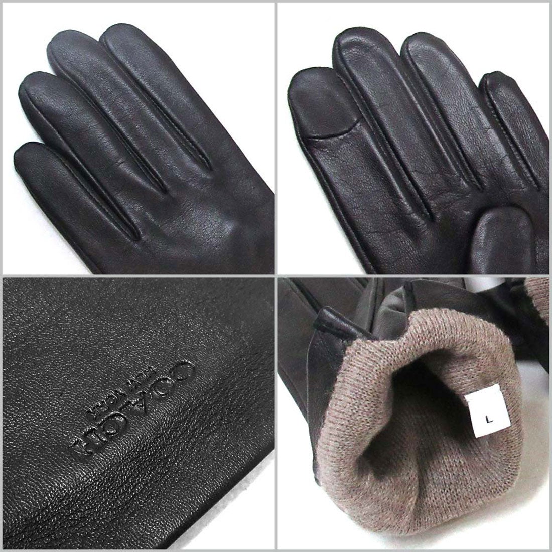 コーチ COACH コーチ 手袋 COACHコーチ アウトレットテック レザー