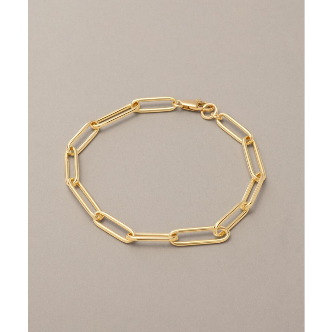 ココシュニック COCOSHNIK K18中空PCチェーン ブレスレット （イエロー