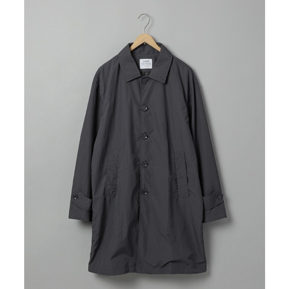coen ナイロングログランステンカラーコート - ファッション通販 d fashion