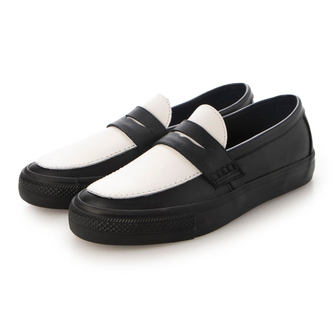 コンバース CONVERSE CS ローファー SK LE （ブラック/ホワイト） -靴