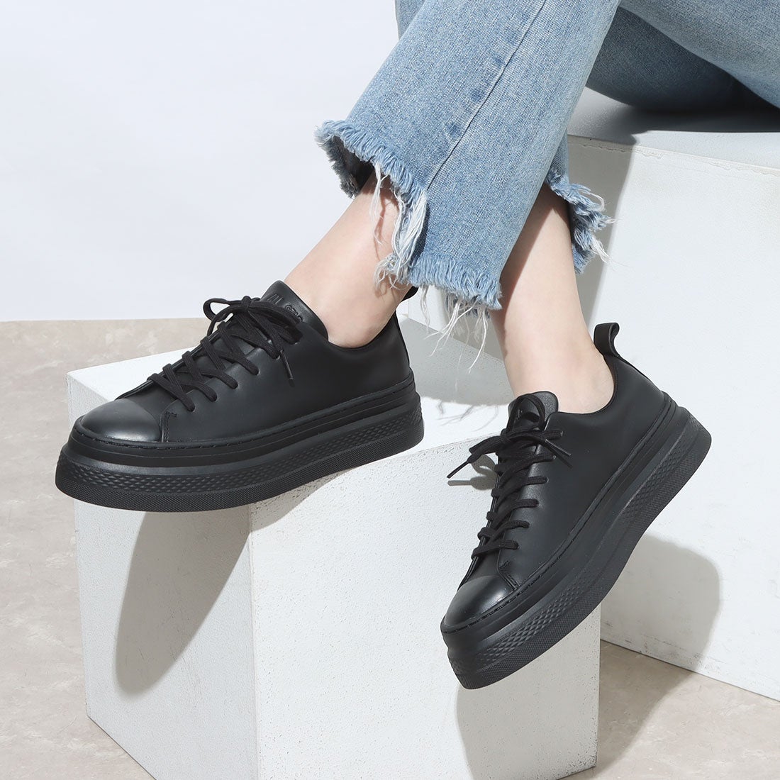 コンバース CONVERSE オールスター クップ バトー OX （ブラック