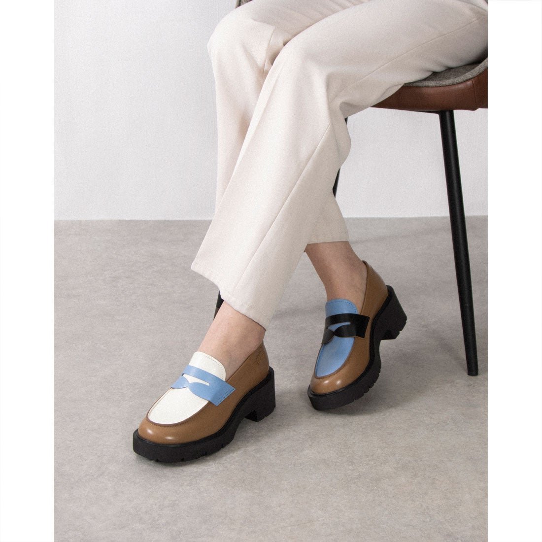 カンペール CAMPER TWINS / パンプス （マルチカラー） -waja bazar