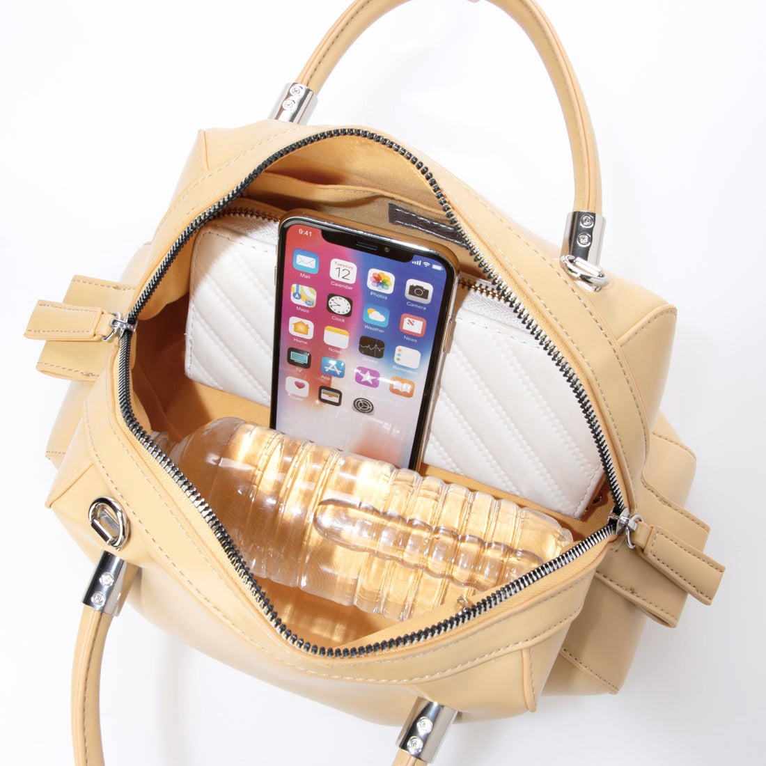 カシュカシュ cache cache マット素材2wayボストン （YE） -UNBILLION