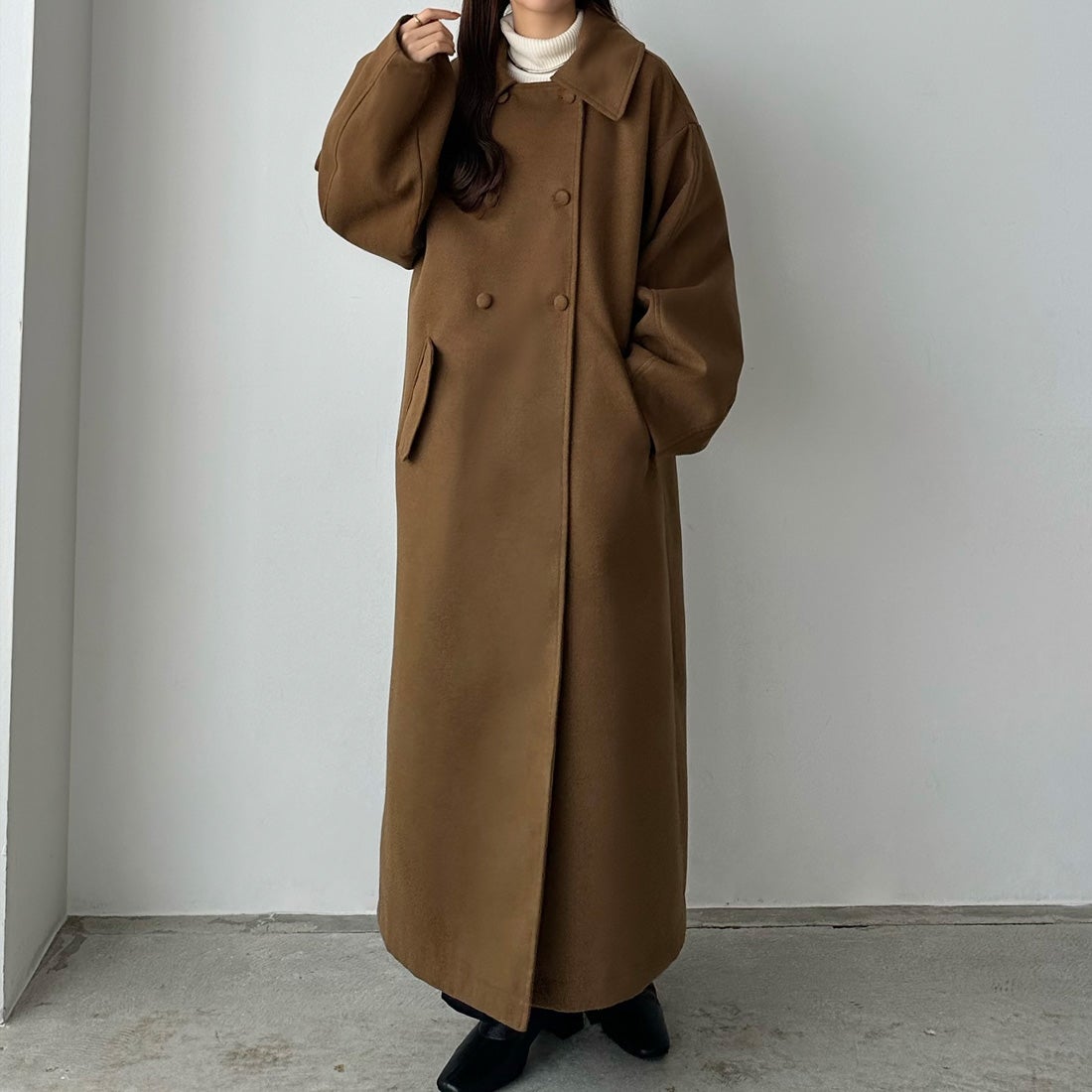 カラウティア callautia callautia ステンカラーロングコート