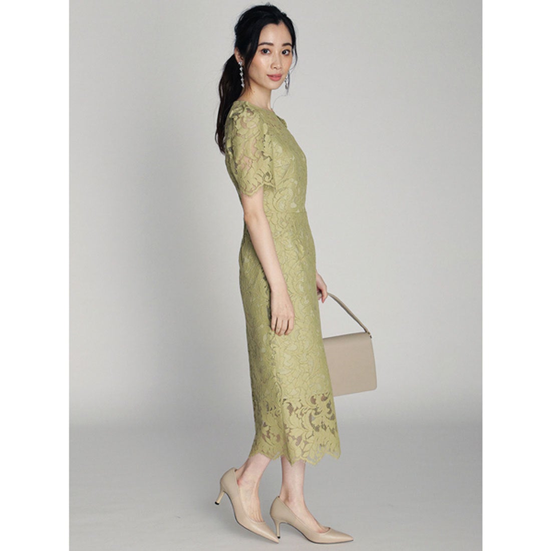 セルフォード CELFORD コードレースワンピース （ミント） -靴