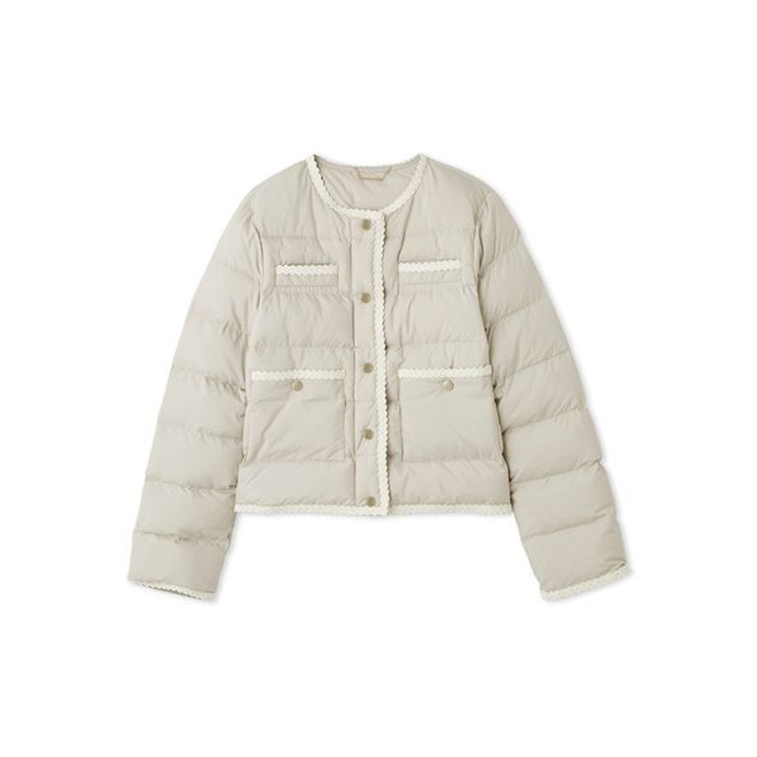 セルフォード CELFORD トリムデザインキルティングジャケット （BLK