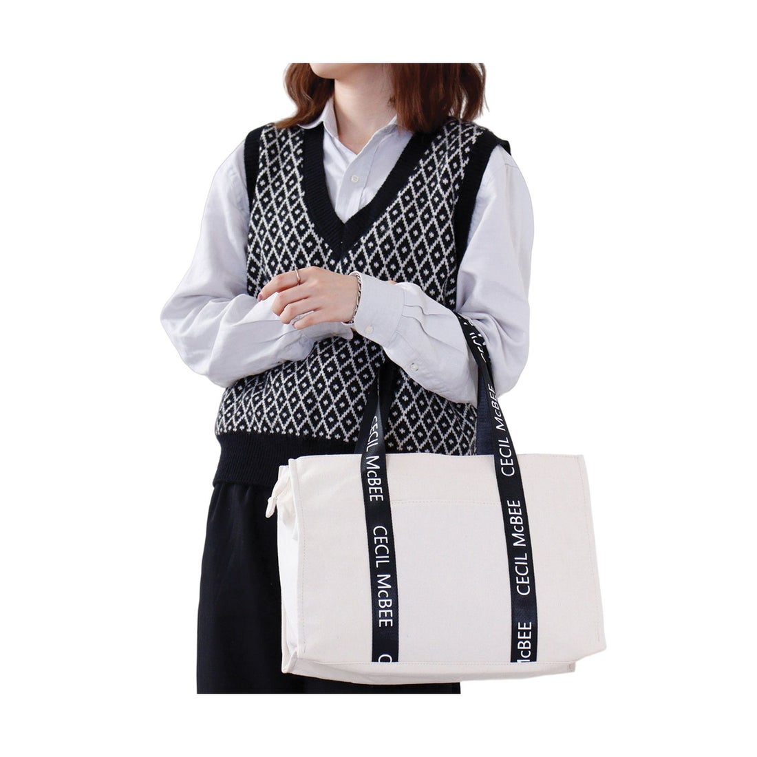 セシルマクビー CECIL McBEE トートバッグ レディース Lサイズ