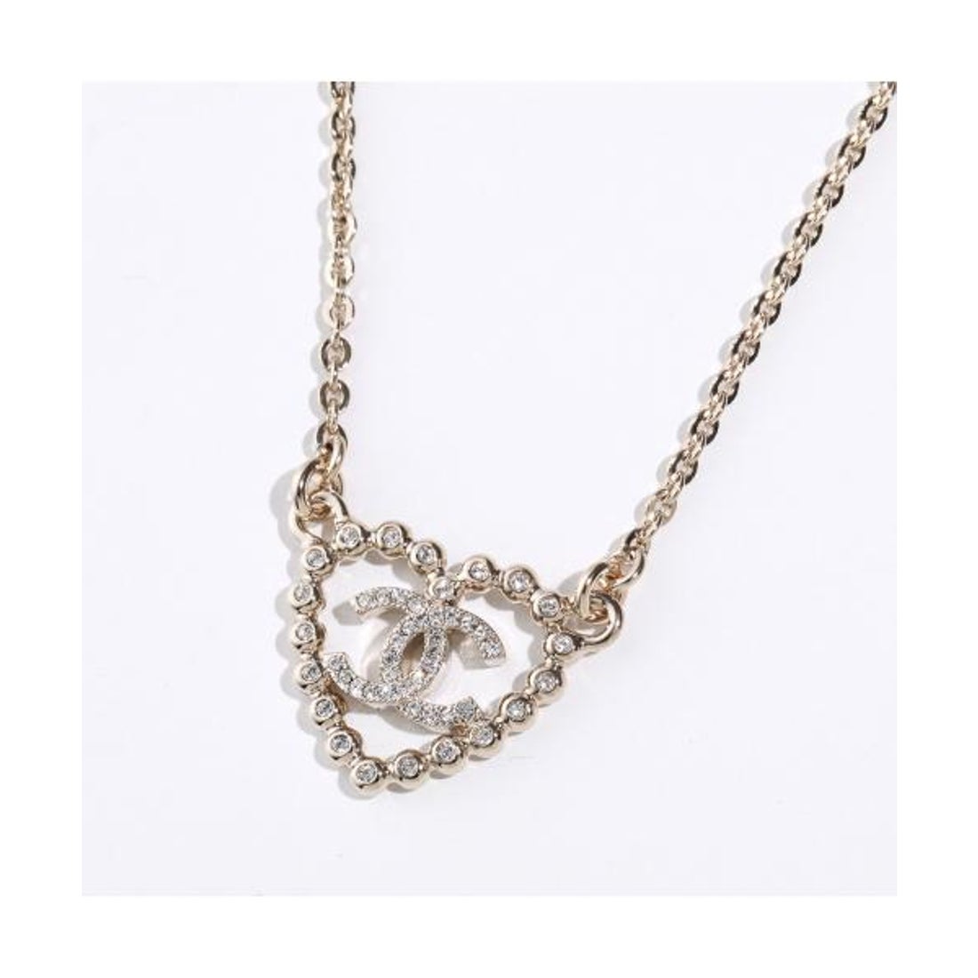 シャネル CHANEL CHANEL ネックレス ABF459 B19984 ハート ココマーク