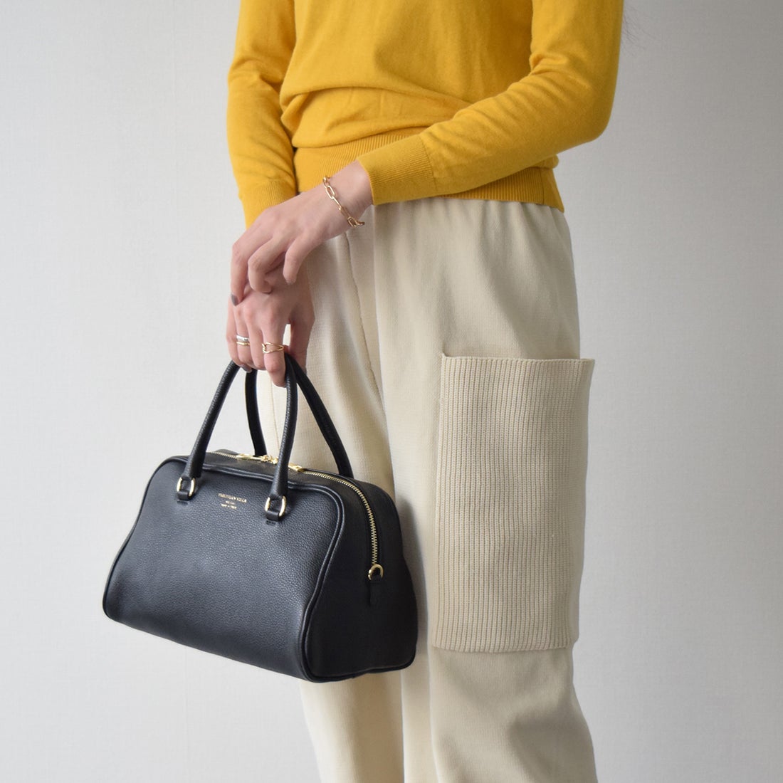 クリスチャン ヴィラ CHRISTIAN VILLA レザーボストンバッグ