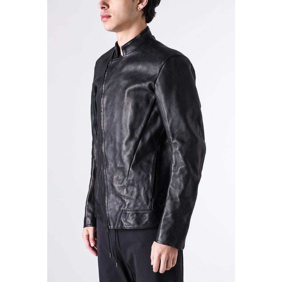 CIVILIZED Leather Biker Jacket （Black）- Osaka / Kyoto, Ship
