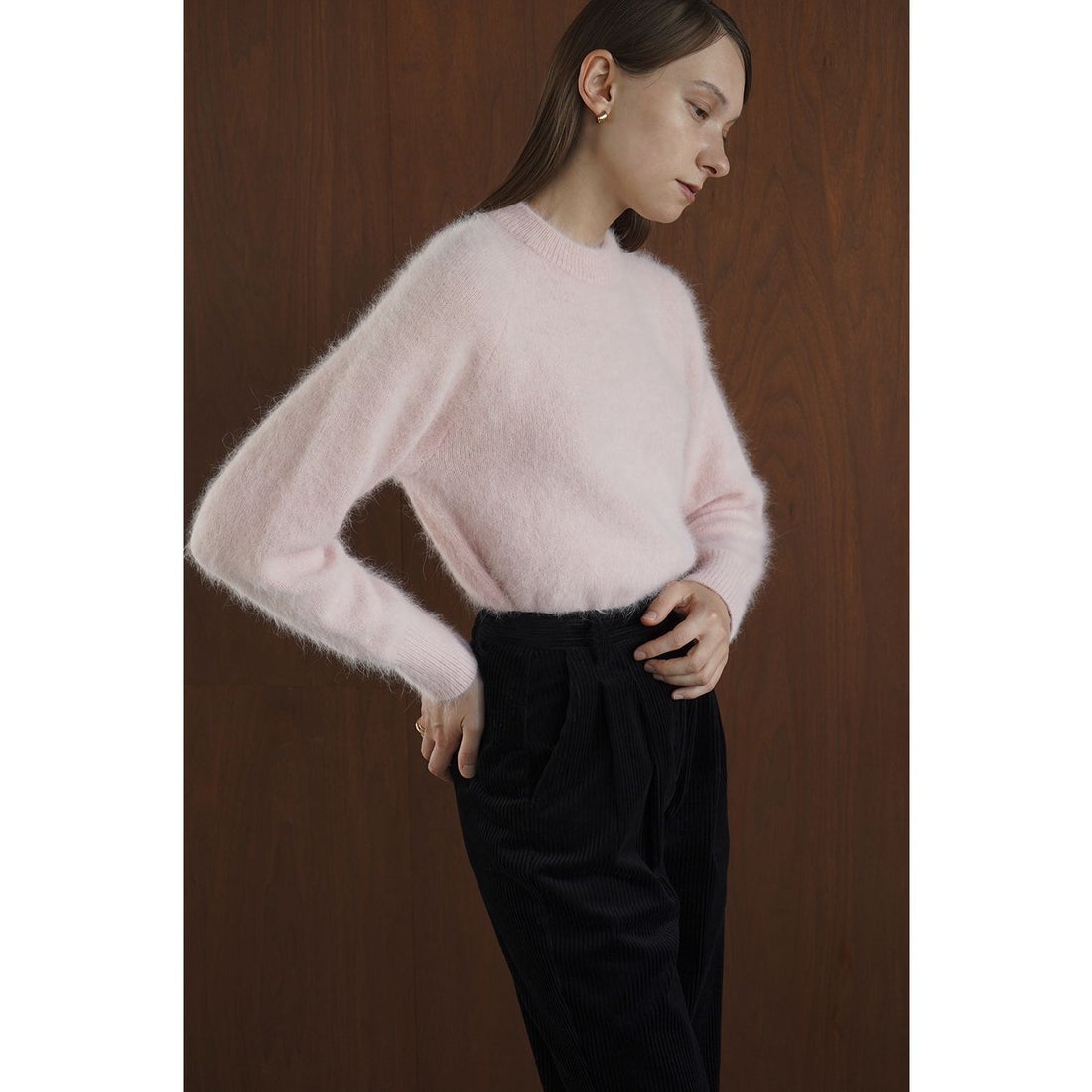 クラネ CLANE ANGORA COMPACT KNIT TOPS （BEIGE） - ファッション通販