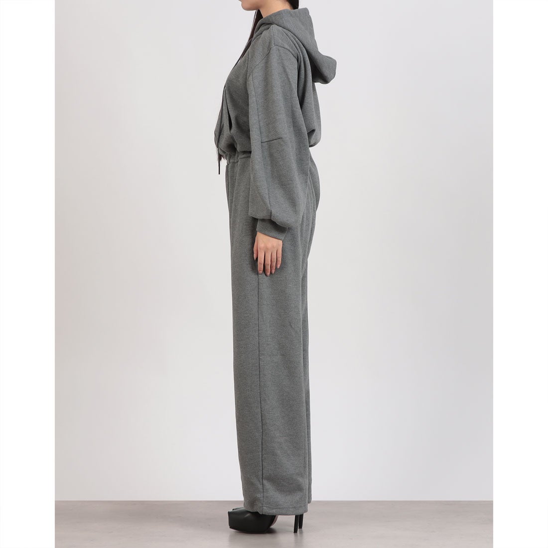 クラネ CLANE HOODED SWEAT ALL IN ONE （GRAY） - ファッション通販