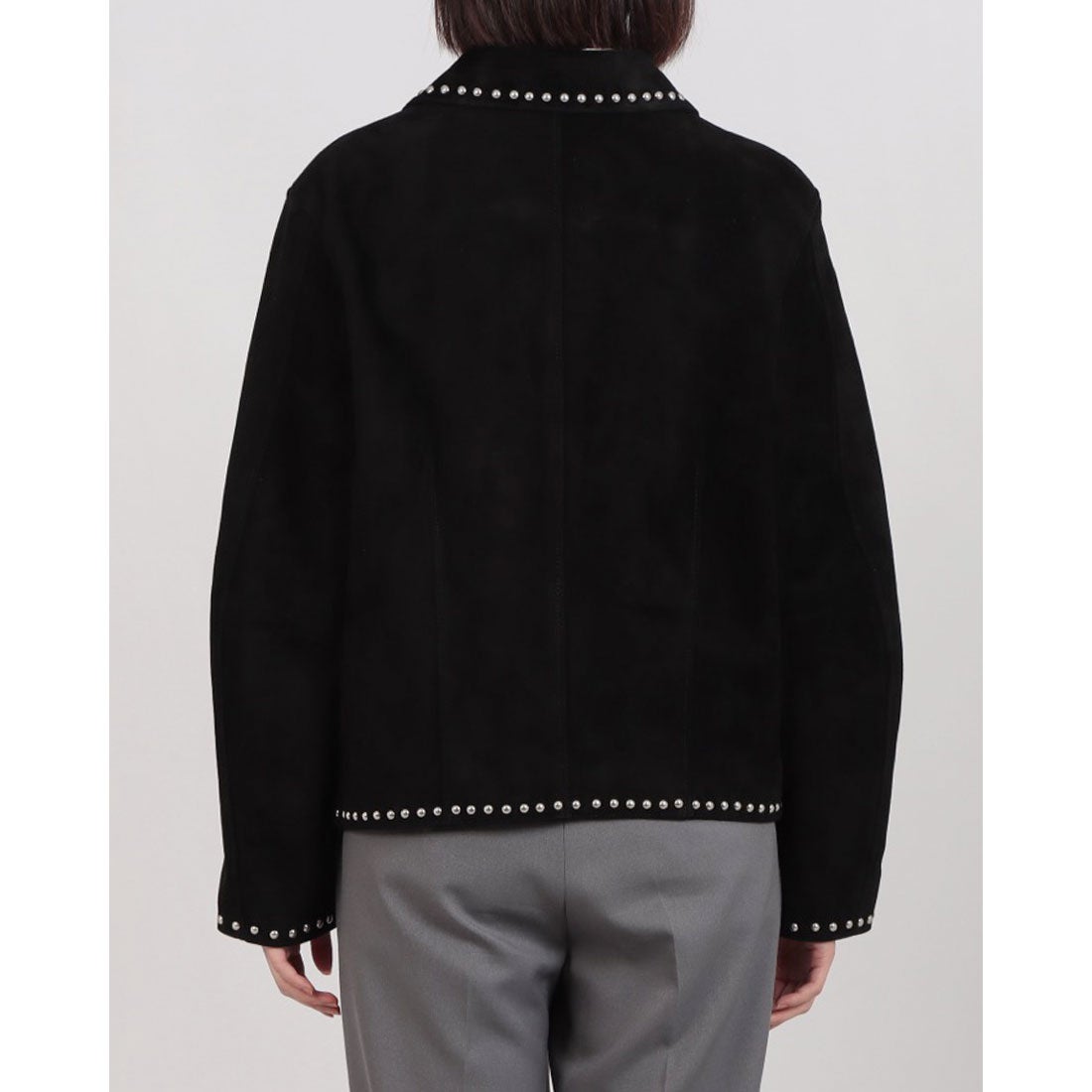 クラネ CLANE SUEDE STUDS BLOUSON （BLACK） - ファッション通販