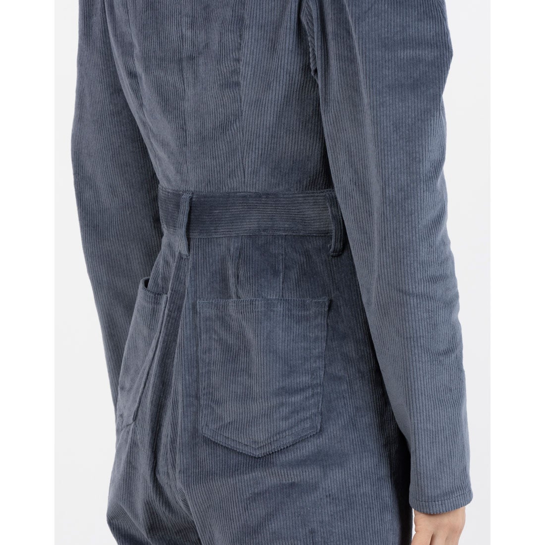 クラネ CLANE CORDUROY JUMPSUIT （BLUE） - ファッション通販