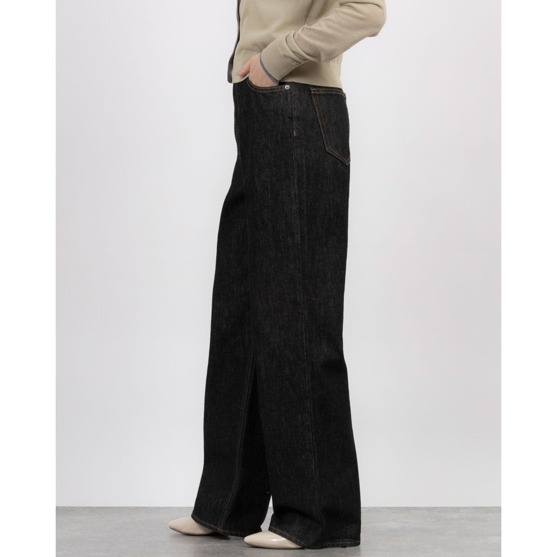 クラネ CLANE SECOND DENIM PANTS （LIGHT BLACK） -ファッション通販