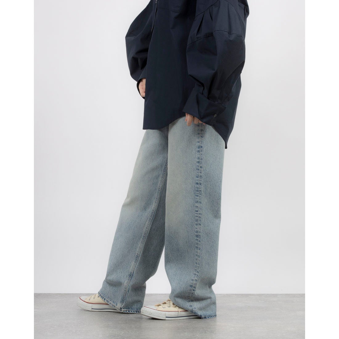 クラネ CLANE SECOND DENIM PANTS （ICE BLUE） -靴＆ファッション通販