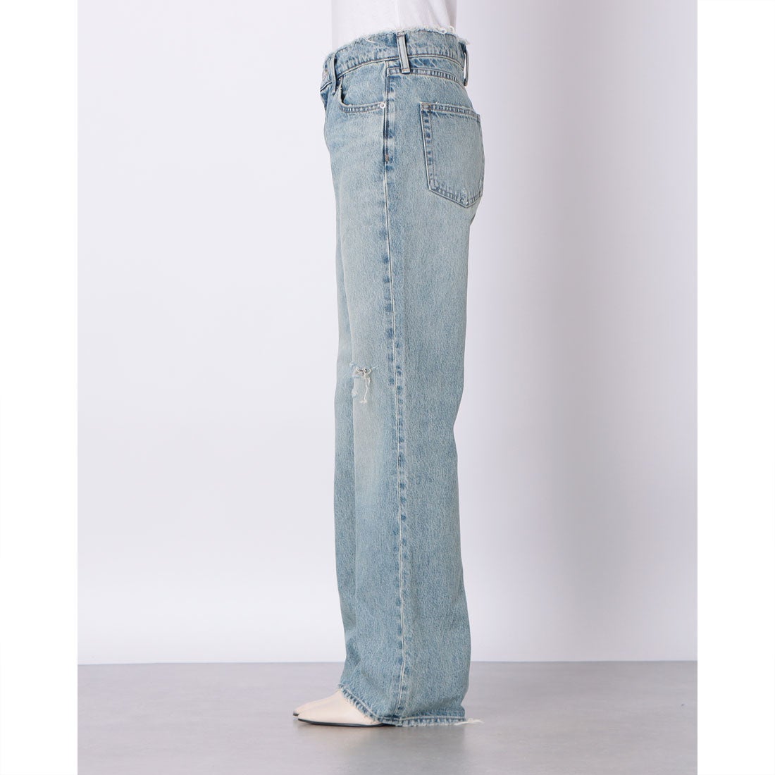 クラネ CLANE CRASH DENIM PANTS （ICE BLUE） -ファッション通販