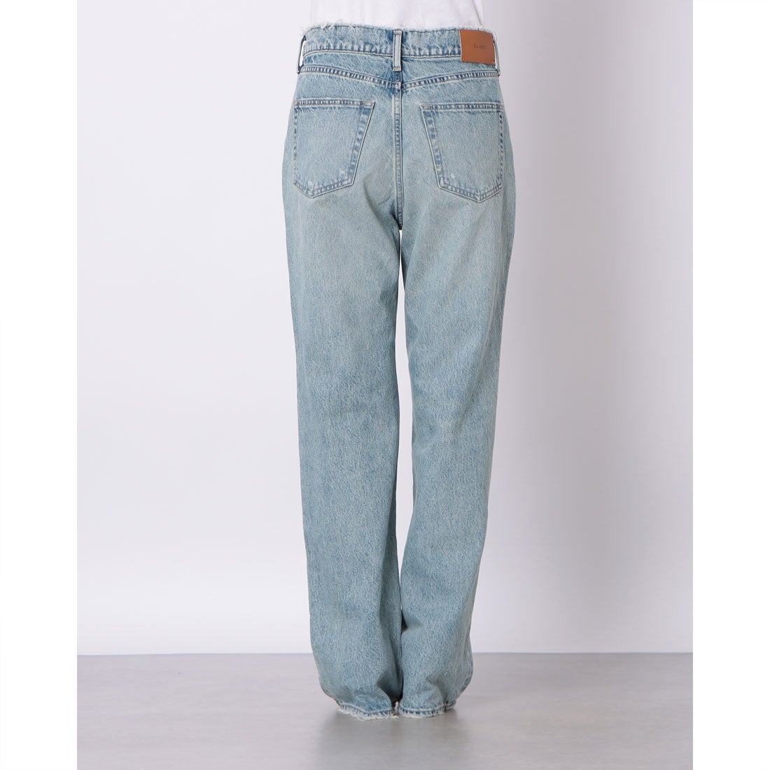 クラネ CLANE CRASH DENIM PANTS （ICE BLUE） -ファッション通販