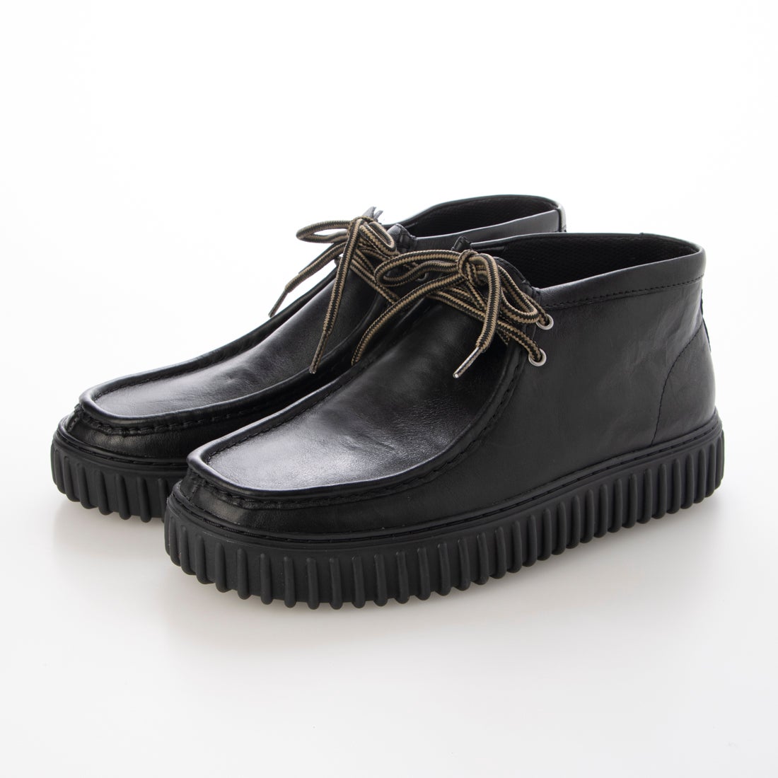 Torhill Hi / トーヒルハイ （ブラックレザー） -Clarks (クラークス