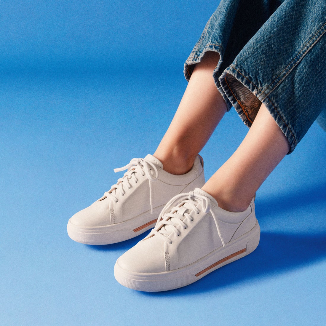 Clarks Hollyhock Walk / ホリーホックウォーク（オフホワイトレザー