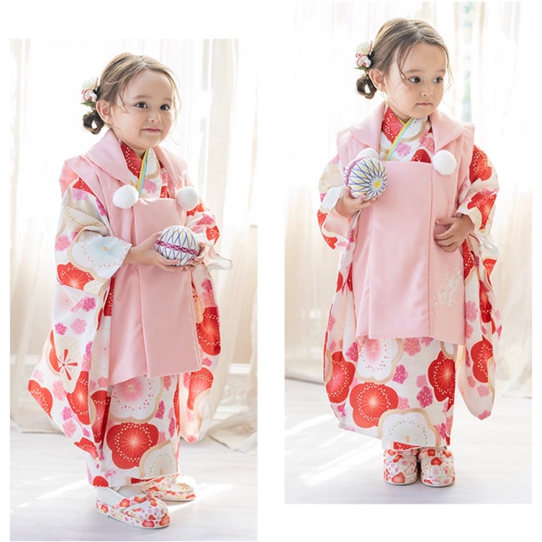 キャサリンコテージ Catherine Cottage 七五三被布3点セット （象牙